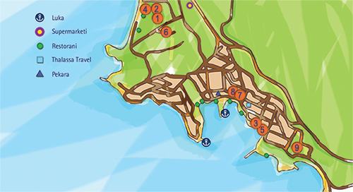 Mapa Neos Marmaras