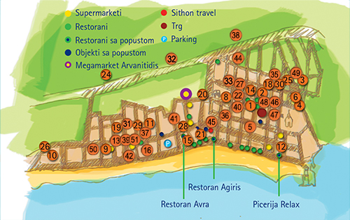 Mapa Sartija
