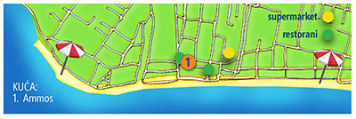 Mapa Nea Plaja